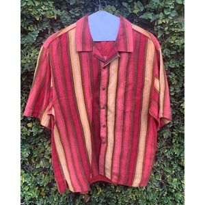 Tommy Bahama Stripped Button Down Shirt